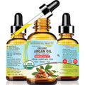 Botanical Beauty Organic ARGAN OIL 100% Pure Natural VIRGIN UNREFINED Cold-Pressed Carrier Oil for Face, Skin, Body, Hair, Lip, Nails. Rich in Vitamin E (1 Fl Oz)