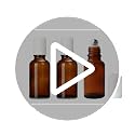 3PCS 15ml Amber Glass Roller Bottles with Stainless Steel Balls