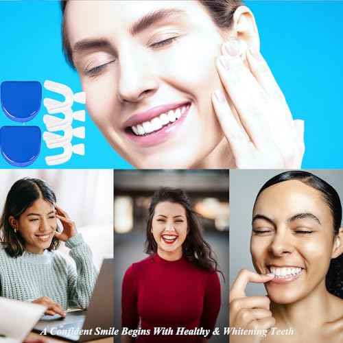 14pcs Dental Trays for Whitening Teeth, Thin Thermoform Moldable Mouth Tray for Teeth Whitening, Teeth Whitener Trays Kits Mouth Guard Care Oral Hygiene Tooth Tool