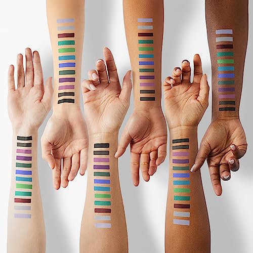 12-Color Eyeliner Pencil Set - Waterproof Glitter & Matte