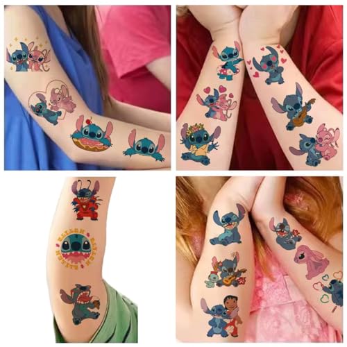Stitch Temporary Tattoos - 50 Sheets Birthday Party Favors