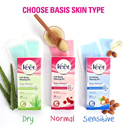 Veet Full Body Waxing Kit - Normal Skin (Pack of 1)