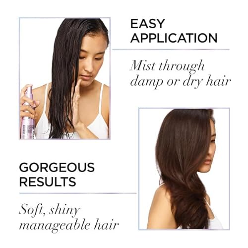 L'Oreal Paris Purple Shampoo Conditioner Brass Toning for Color Treated Hair (1 kit) + EverPure Sulfate Free 21-in-1 Color Caring Spray Multi Benefit Leave In Treatment, 6.8 fl oz