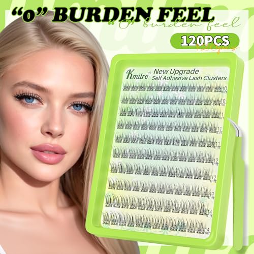 Self Adhesive Eyelashes 10-14mm Mixed Lengths 120Pcs