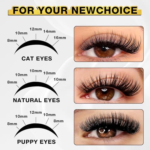 Self Adhesive Eyelashes - 150pcs No Glue Needed Eyelash Extensions 8-16mm Pre-Glued Lashes with Applicator Tweezers, Reusable Fake Eyelashes Clusters for Natural & Dramatic Looks for Beginners