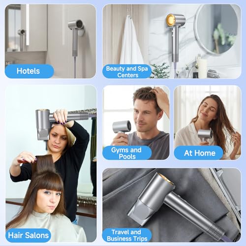 Ionic Hair Dryer 150000 RPM - Fast Drying with Negative Ions