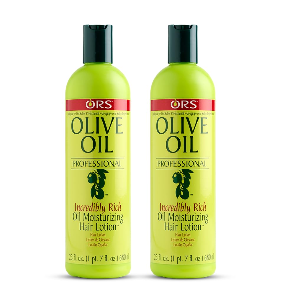 ORS Olive Oil Professional Incredibly Rich Oil Moisturizing Hair Lotion 23 Ounce (Pack of 2)