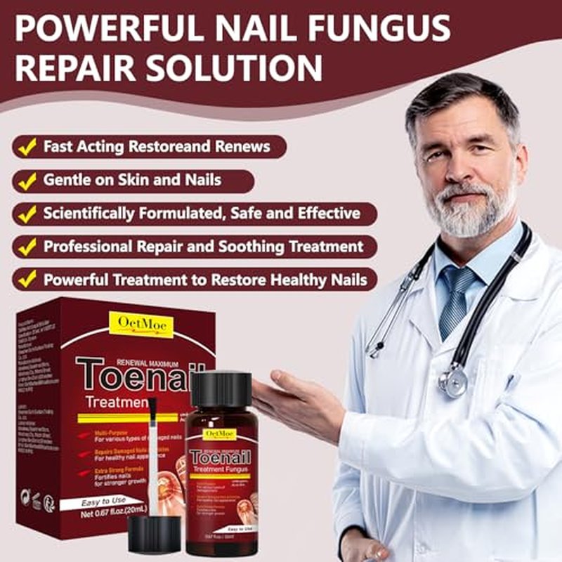 Extra Strength Toenail Fungus Treatment with 25% Undecylenic Acid