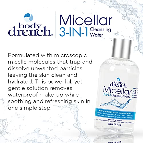 Body Drench Micellar Water Makeup Remover & Cleanser 8.5 fl oz