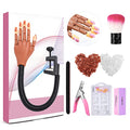 Acrylic Nail Practice Hand with 300 Nail Tips & Tools