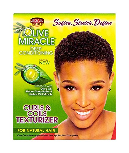 African Pride Olive Miracle Curls & Coils Formula Hair Texturizer