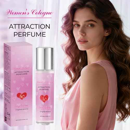 2PCS Pheromone Perfume for Women, Long Lasting Women's Cologne Travel Size, Pheromone Perfumes Attract Men, Roller Ball Design, Portable and Fruity