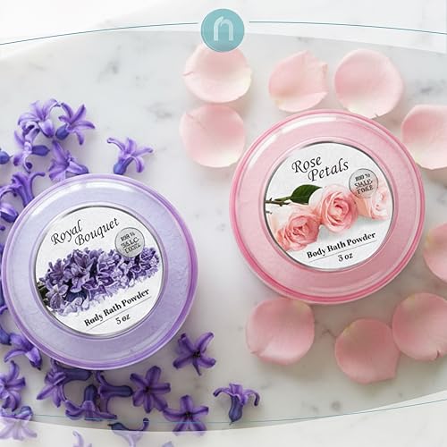 R-NEU Talc-Free Body Powder for Women, 2 Pack (5 Oz Each)