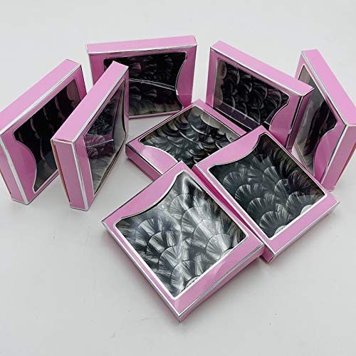 5 Pair 25mm 3D Mink Lashes - Fluffy Long Natural False Eyelashes