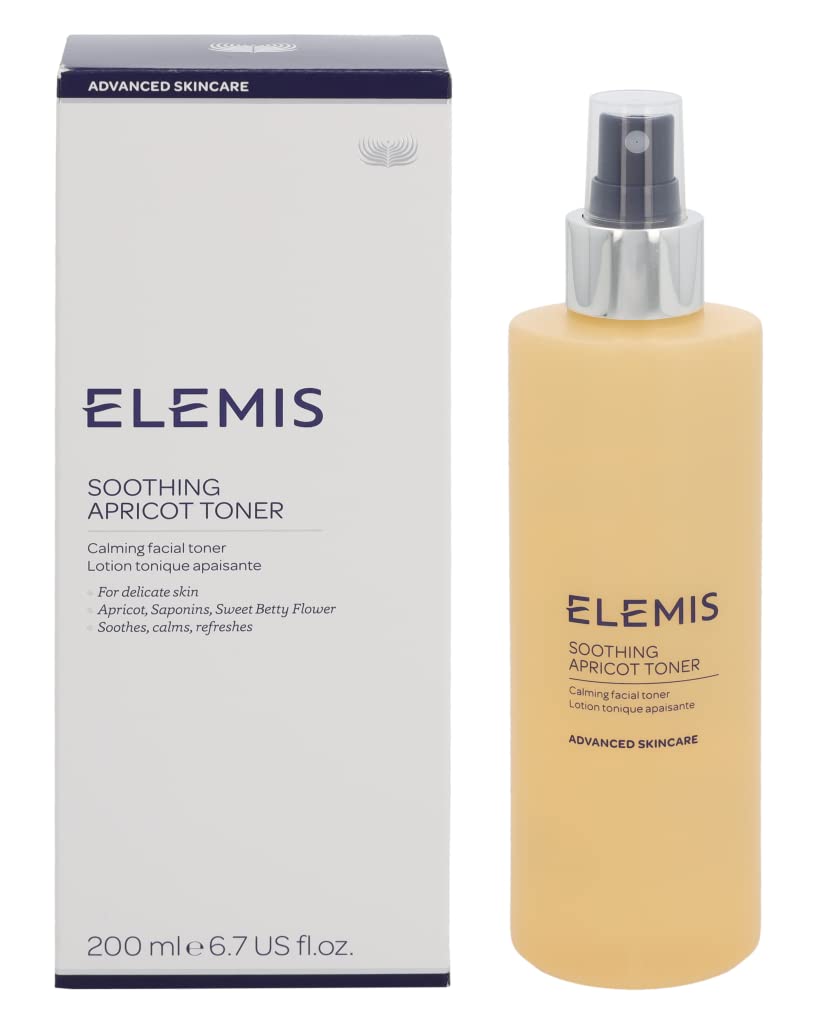 ELEMIS Soothing Apricot Toner | Alcohol-Free Calming Facial Treatment Hydrates, Refreshes, and Balances Skin for a Fresh, Radiant Complexion | 200 mL , 6.7 Fl Oz (Pack of 1)