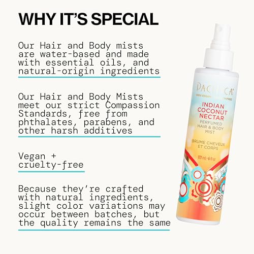 Pacifica Indian Coconut Nectar Hair & Body Mist 5 FL Oz