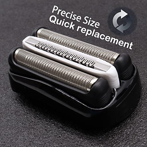 2 Pack 32B Series 3 Shaver Replacement Head for S3 Shaver 3040s, Foil & Cutter Shaver Replacement Heads for 3040s 3000s 301s 3090s 3080s...