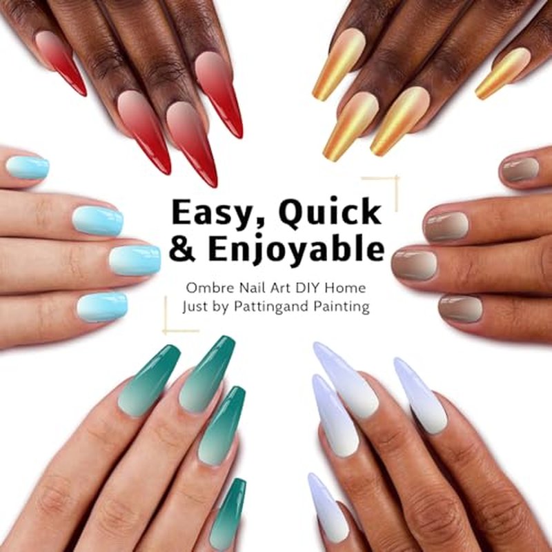60 Colors Ombre Gel Nail Polish Kit for Effortless Nail Art