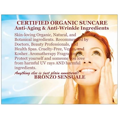 SPF 15 Sunscreen Deep Golden Tanning Organic Carrot Lotion 8.5 Ounces
