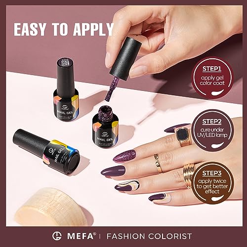 MEFA Gel Nail Polish Set 1