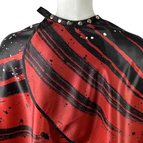 Barber Capes for Men Hair Cutting Capes with Snaps Salon Capes for Stylists Waterproof Hairdresser Gown Cape- 63¡±¡¿ 56¡±(Black)