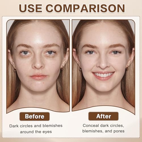 Dual-End Concealer Stick - Liquid & Balm for Full Coverage