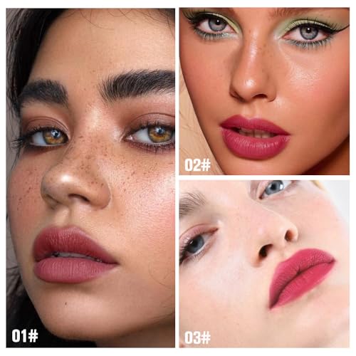 Peel Off Lip Stain Tint 3-Pack - Matte Liquid Lipstick Set