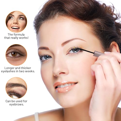 Eyelash Growth Serum - Vegan & Organic Formula for Thicker Lashes