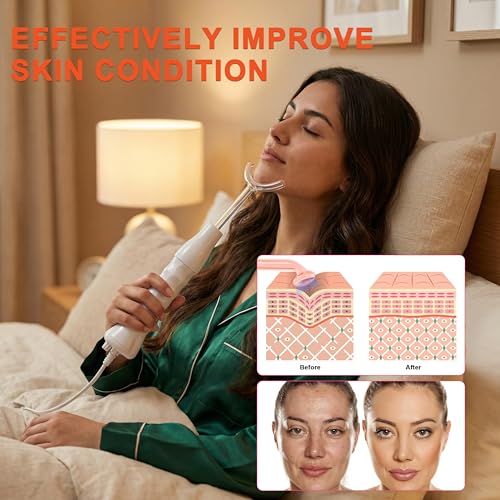 Hi-Frequency Facial Wand with 7 Electrode Tubes - Skin Toning Device