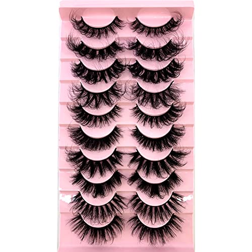 3D Mink Effect False Eyelashes - Fluffy Curl Lashes (MX-3)