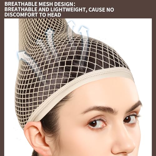 Fandamei Wig Cap 2 Pack - Mesh Hair Net for Long Hair