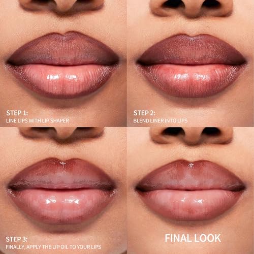 Beauty Glazed 2-in-1 Lip Stain & Plumping Gloss - Warm Cocoa Brown