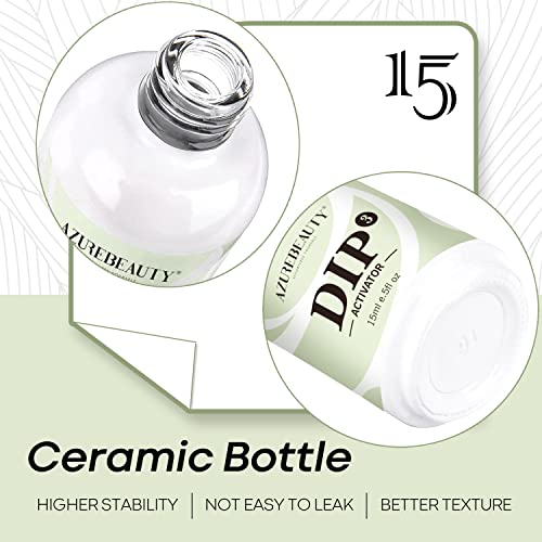 AZUREBEAUTY Dip Powder Activator 15ml - Fast-Drying Dip Liquid for DIY Manicure