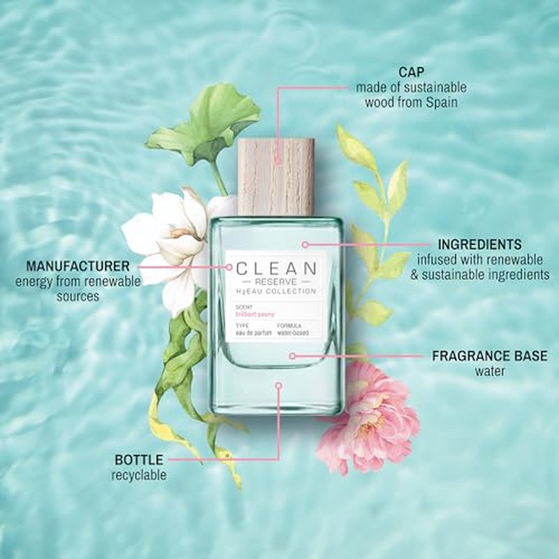 CLEAN H2EAU Hydrating Water-Based Perfume - Floral Freshness