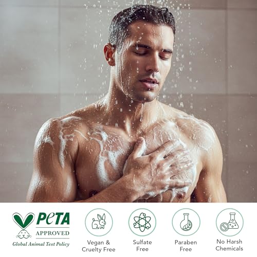Tea Tree Body Wash with Peppermint & Sea Buckthorn, 16 oz