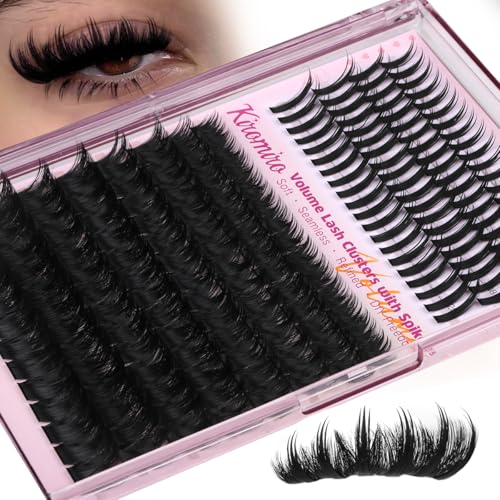 Kiromiro Fluffy Lash Clusters with Spikes 10-18mm Volume