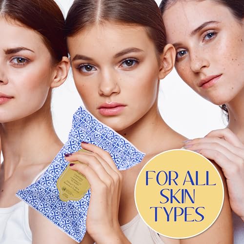Coastal Makeup Remover Wipes Variety Pack – 4x30, 120 Count, Travel Friendly