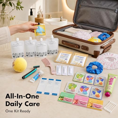 41-Piece Travel Toiletries Set for Men & Women