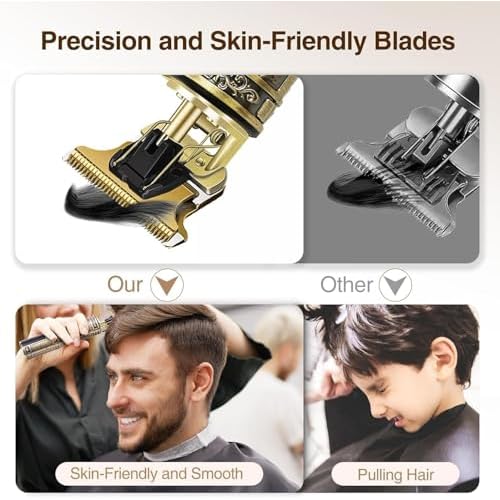 Portable Cordless Clipper for Men (Mineral Green)