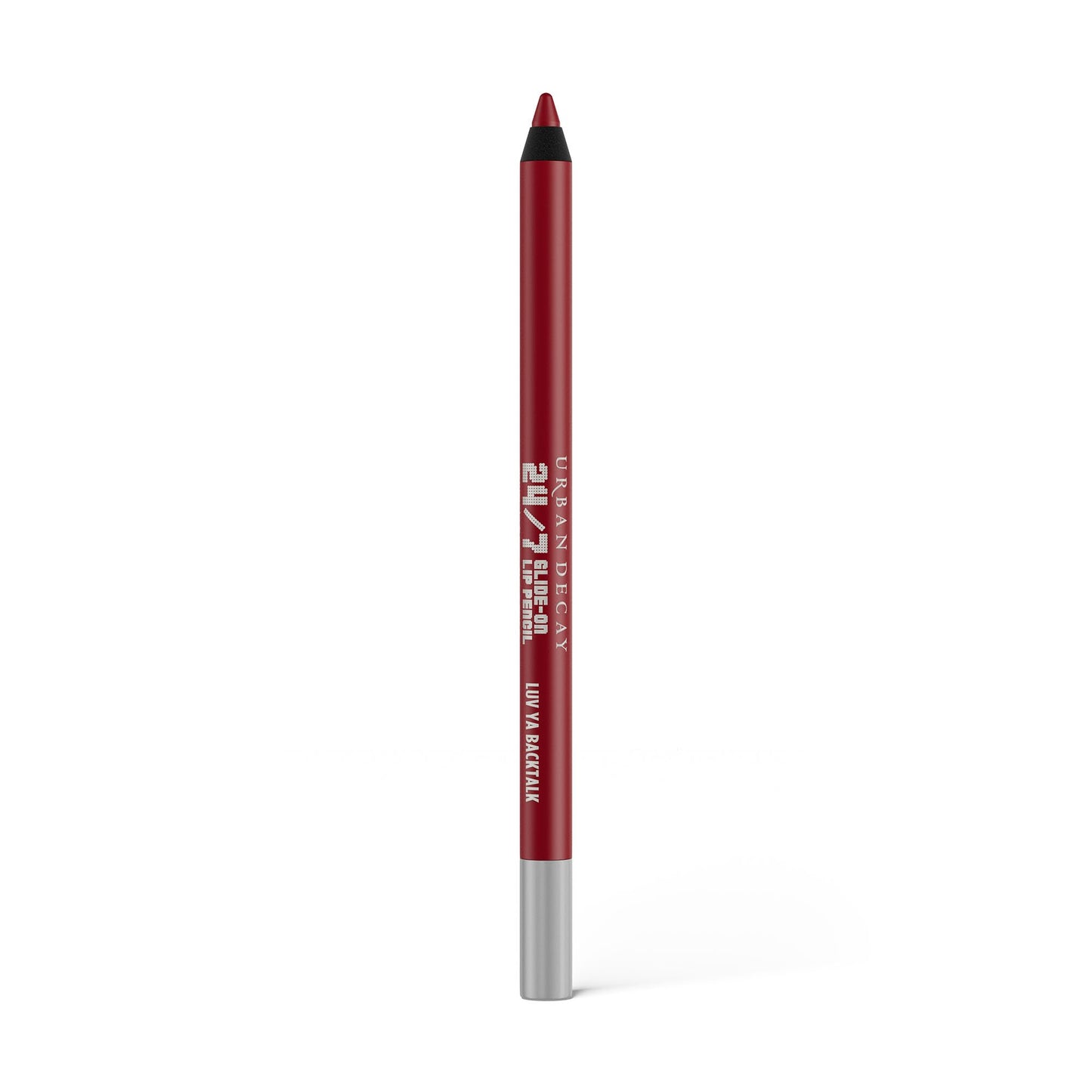 URBAN DECAY 24/7 Glide-On Waterproof Lip Pencil (Luv Ya Backtalk - Medium Warm Mauve), Smudge-Proof, Longwearing Lip Liner, Smooth & Creamy Colors, Moisturizing Formula with Vitamin E - 0.04 oz