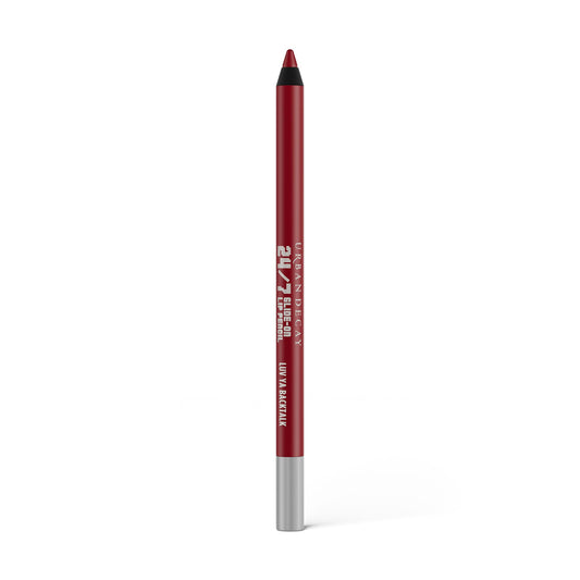 URBAN DECAY 24/7 Glide-On Waterproof Lip Pencil (Luv Ya Backtalk - Medium Warm Mauve), Smudge-Proof, Longwearing Lip Liner, Smooth & Creamy Colors, Moisturizing Formula with Vitamin E - 0.04 oz