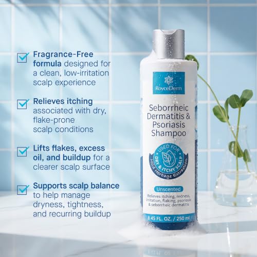 RoyceDerm Seborrheic Dermatitis Shampoo with Salicylic Acid