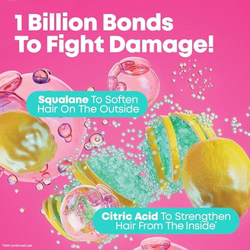 Matrix Instacure Build-A-Bond Mighty Bonds Shampoo and Conditioner Set - Bond Repair For Very Damaged Hair, Strengthens, Adds Shine & Softens with Citric Acid & Squalane, Vegan, Sulfate & Paraben-Free