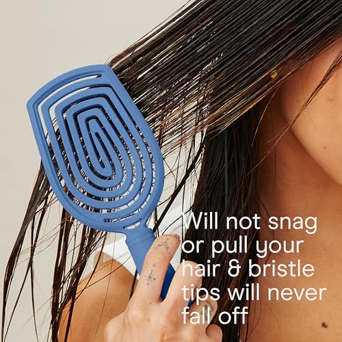Conair Scalp Care Detangling Hairbrush Blue Aura - Wet & Dry Use - Pack of 1
