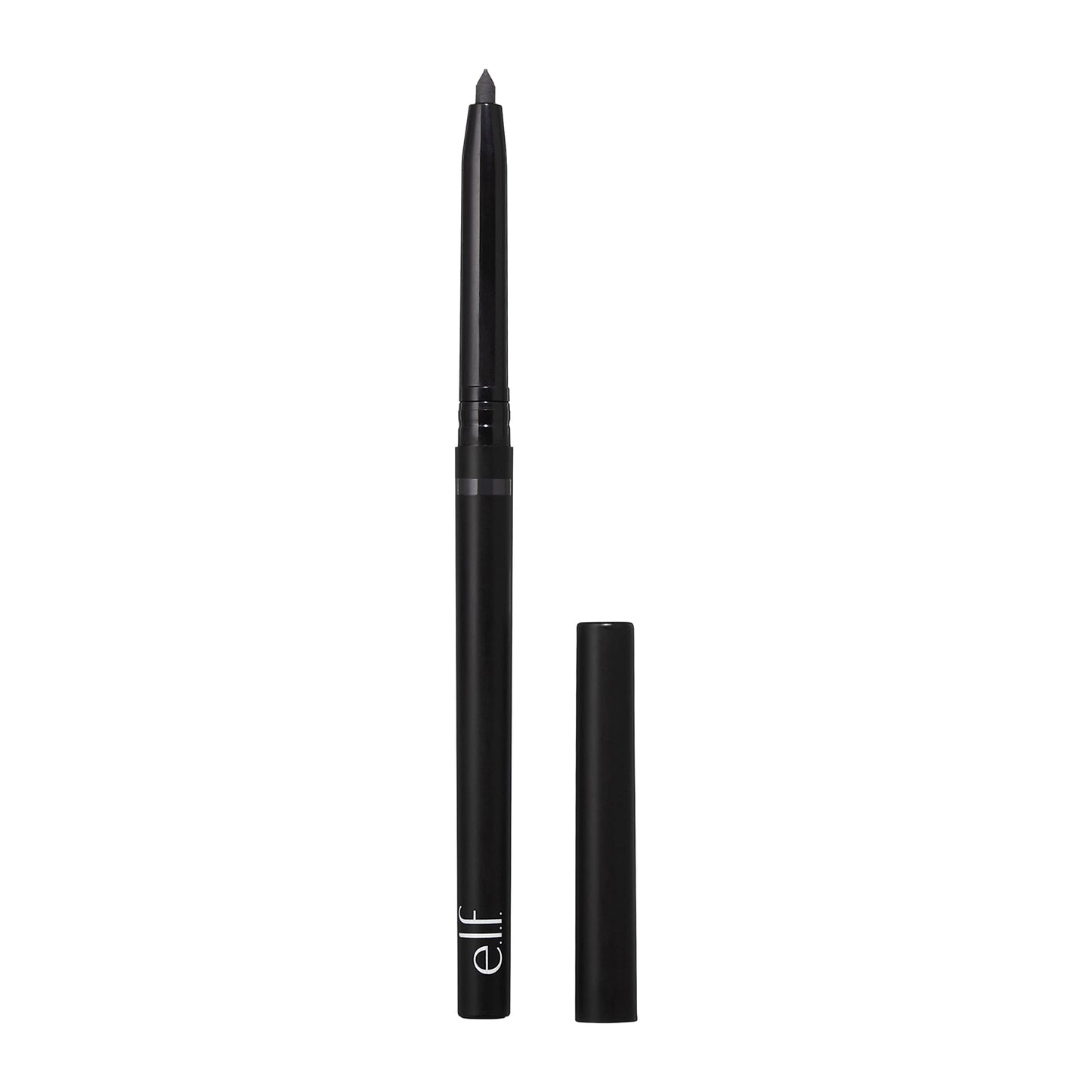 e.l.f. No Budge Retractable Eyeliner, Creamy, Ultra-Pigmented, Long Lasting, Enhances, Defines, Intensifies, Boldens, Grey, All-Day Wear, 0.008 Oz