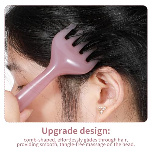 Head Massager 2Pcs Scalp Massage Tool Resin Handheld