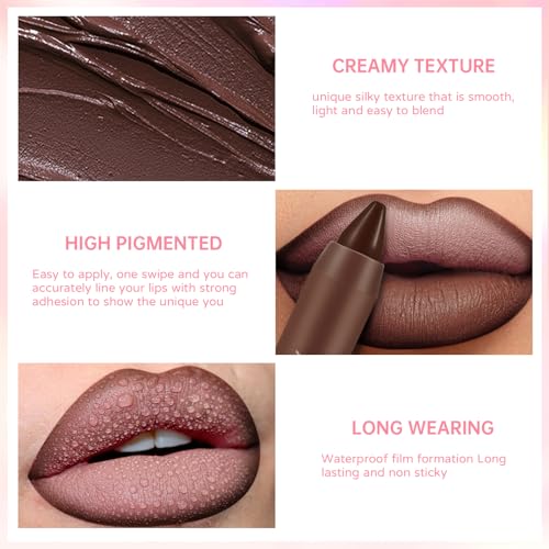 HOSAILY Nourishing Lip Oil & Liner Set - Glossy Ombre Lip Combo