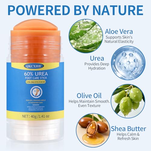 60% Urea Foot Cream Stick with Salicylic Acid - Cracked Heel Balm
