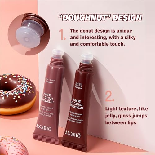 4-Piece Hydrating Lip Gloss Set - High Shine Glass Finish