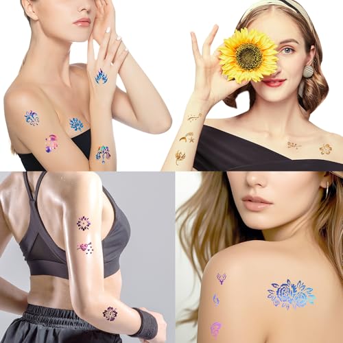 660+ Temporary Tattoo Stencils Kit for Face & Body